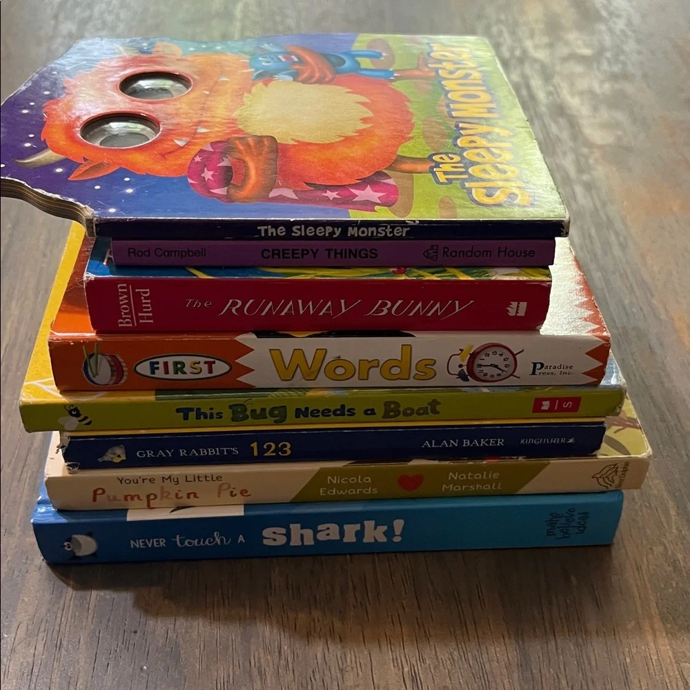 CHILDREN’S BOARD BOOKS SET OF 8 NEW KIDS BOOKS LEARNING #79